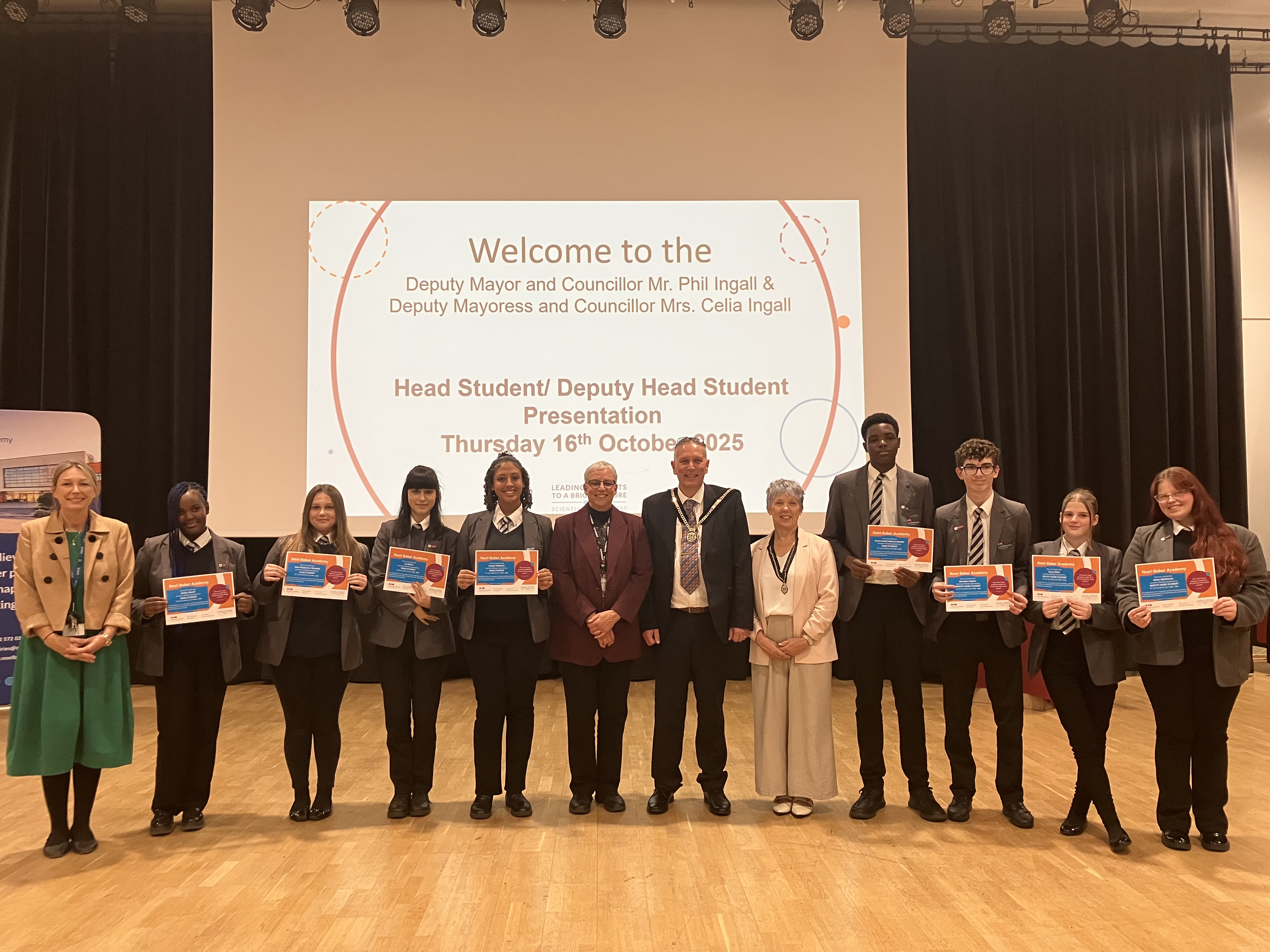 Noel Baker Student leadership team presentation Oct25