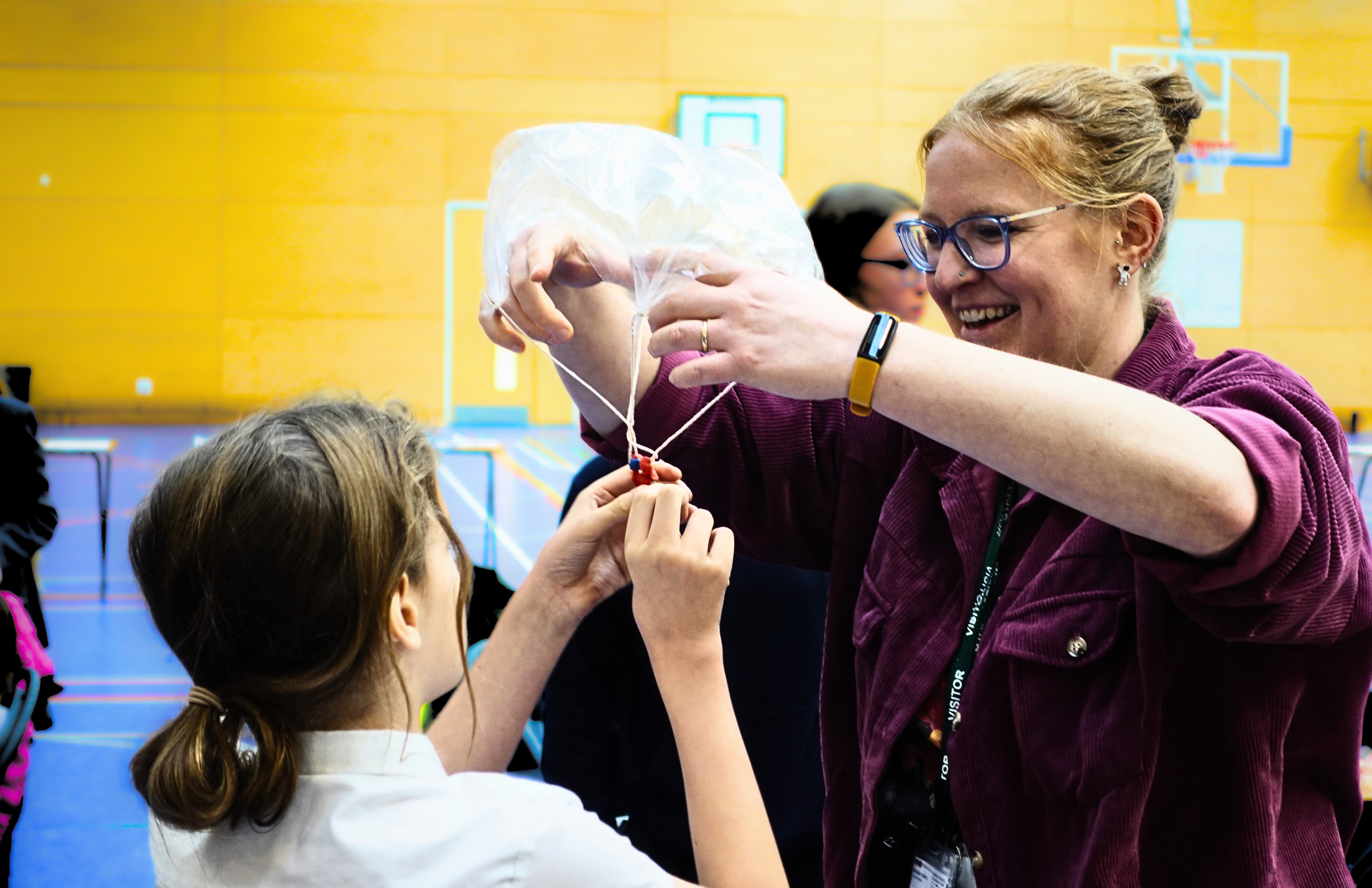 Noel Baker Science Fair Mar26 Parachute