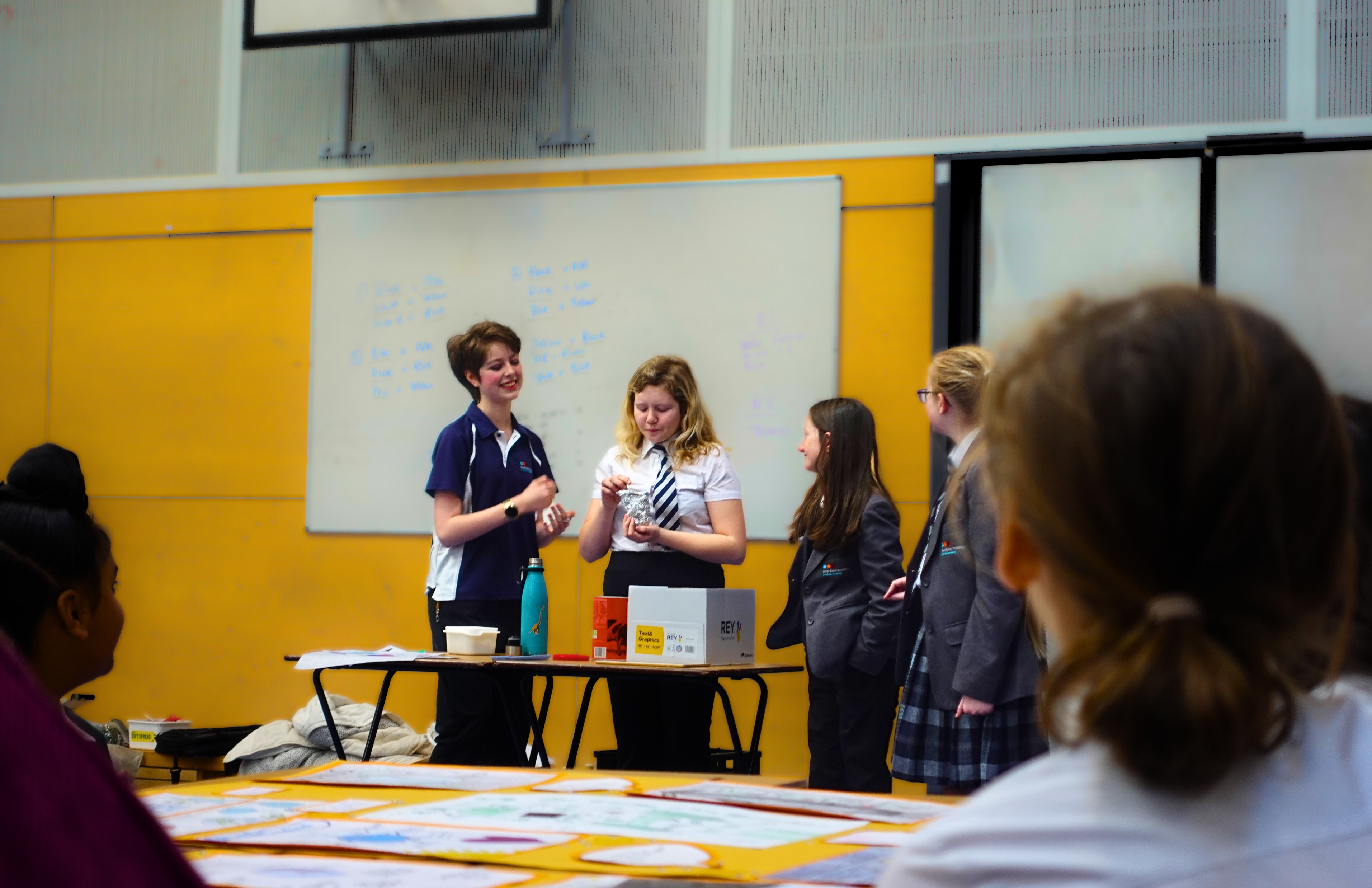 Noel Baker Science Fair Mar26 multiple presenters